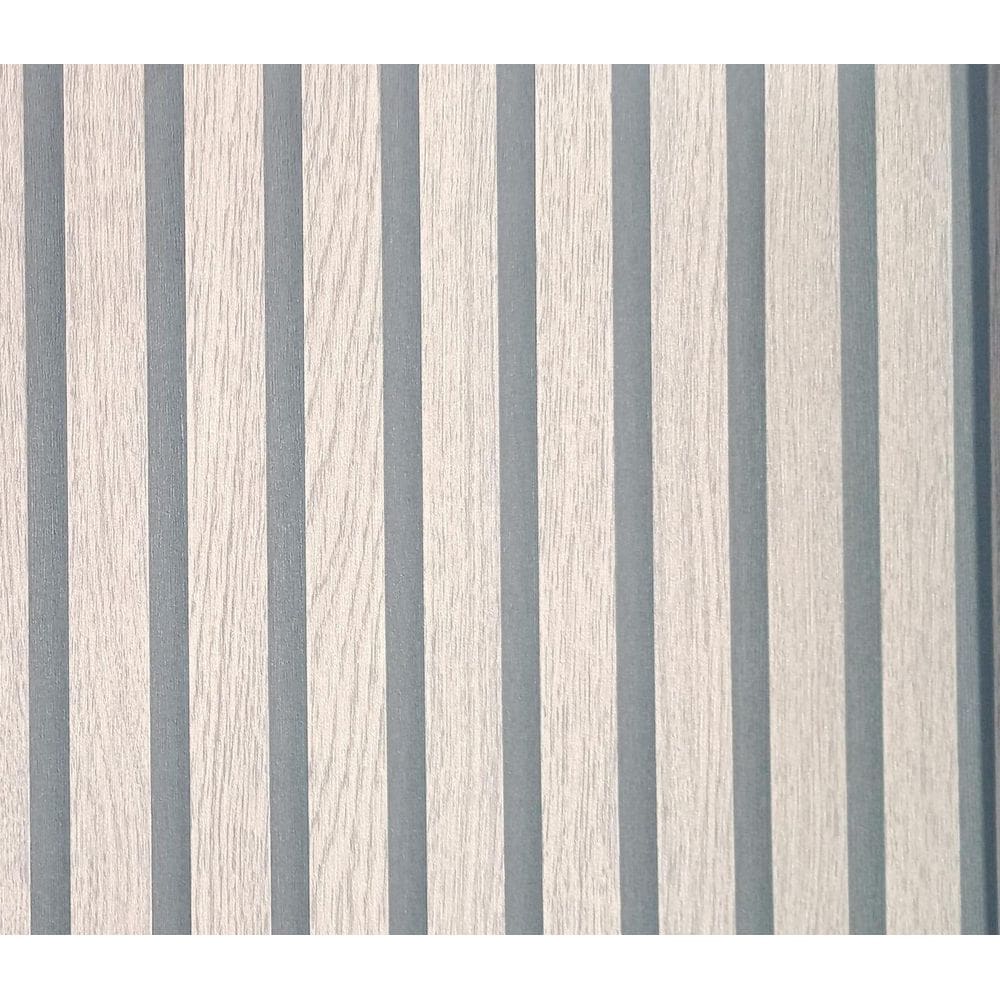 Papel De Parede Vinilico Estilo Ripado Marrom- Unique5068