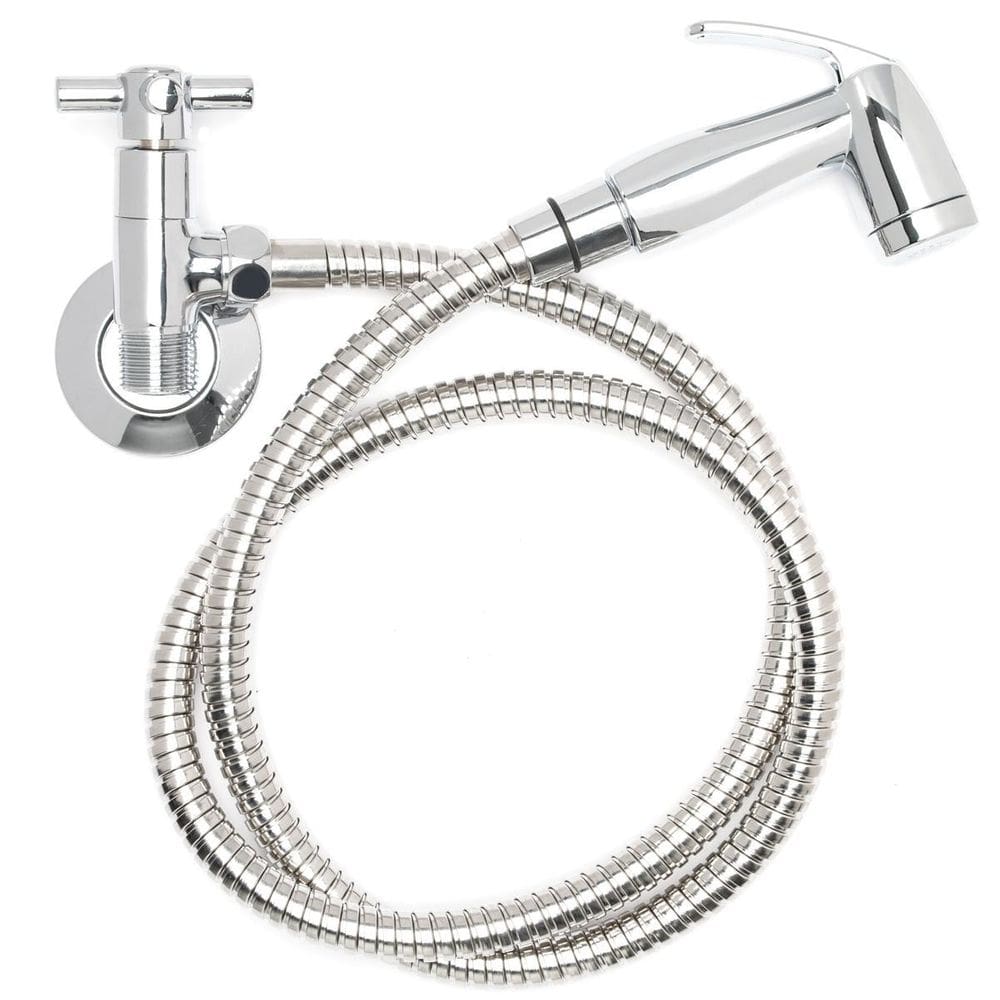 Ducha Higiênica De Metal C33 Cromada Acionamento 1/4 Volta