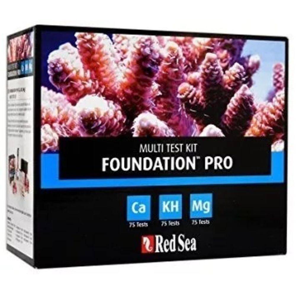 Teste Red Sea Reef Foundation Pro Test Kit Ca Kh Mg