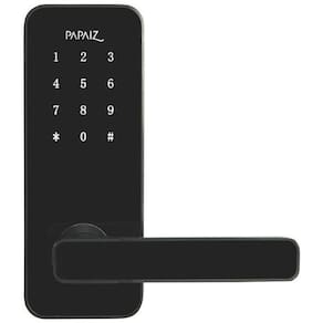 Fechadura Digital Smart Lock Embutida Com Senha Cartão Preta