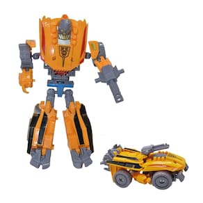 Brinquedo Transformers 2 em 1 Robô Carro de Guerra