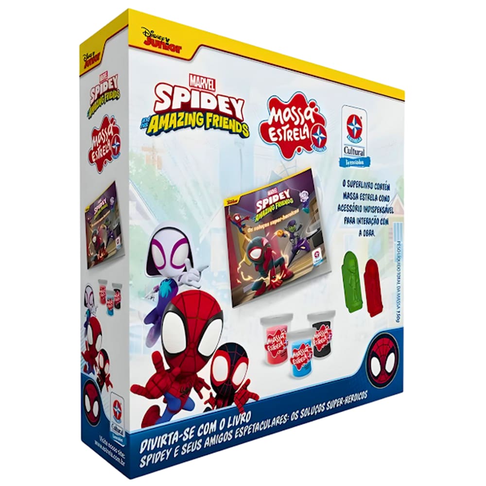 Livro Spidey Os Solucos Super Heroicos Com Massa Estrela