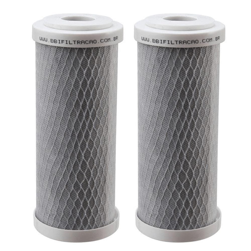 Refil Filtro Carbon Block Bbi 7 X 2,5`` E200/5 Encaixe 2 Un