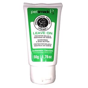 Leave On Protetor Solar Pet Smack Cães E Gatos  50G