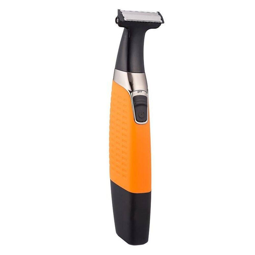 Barbeador Recarregável USB Kemei KM-1910 - Amarelo