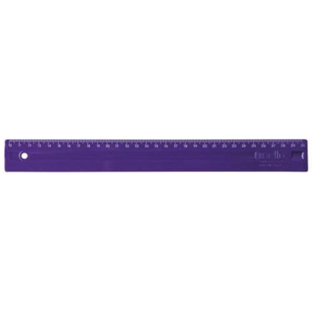 Régua Plástica 30Cm Roxa 3112.R Dello
