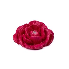 Incensário Porta Incenso Artesanal Rosa Pink 4 Cm Resina