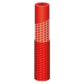 Mangueira Antitorção Multi Ats 1-2 Polegada Tramontina Laranja Em Pvc 3 Camadas 30 M