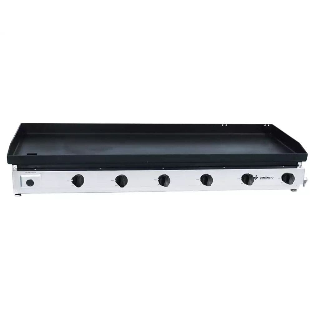 Chapa Bifeteira a Gás 140cm Venâncio Deguste Luxo 4,76mm de Espessura C140