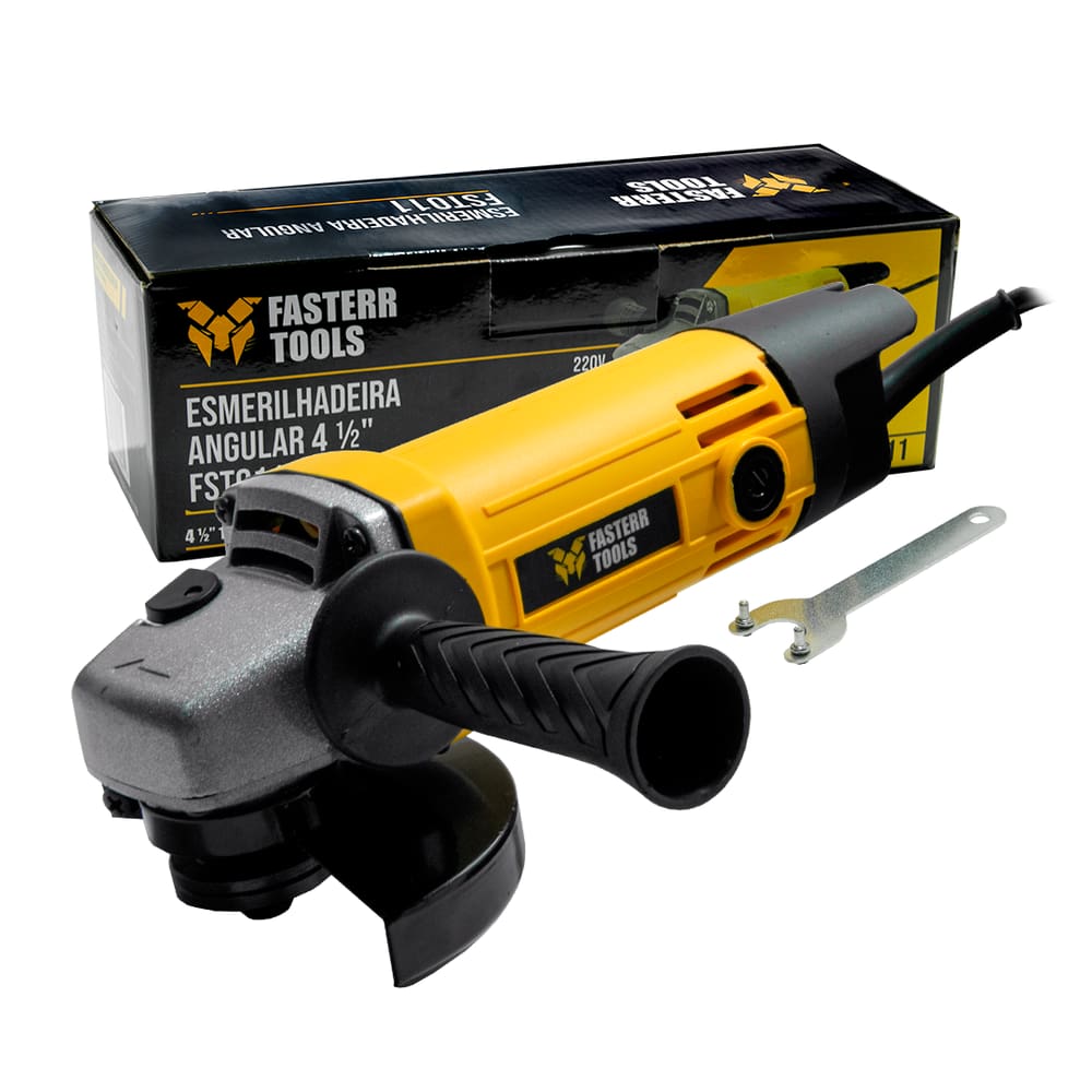 Esmerilhadeira Lixadeira Angular 650w Fasterr 4.½” 115m - FST010