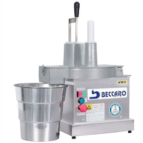 Processador De Alimentos Monofásico 6 Discos Pab300 Beccaro Processador Inox Bivolt