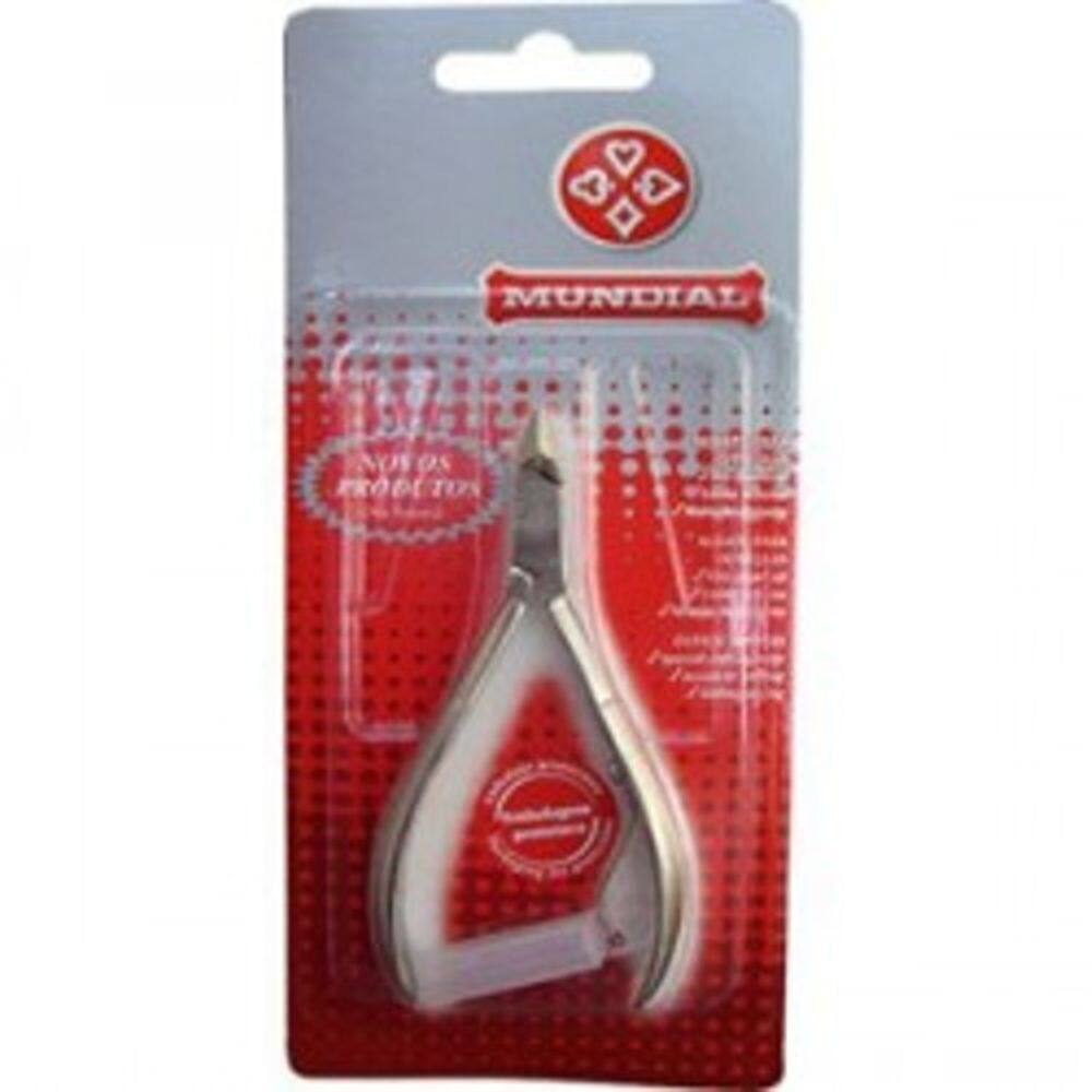 Alicate Cutícula Mundial Mola Resistente e Cabo Texturizado