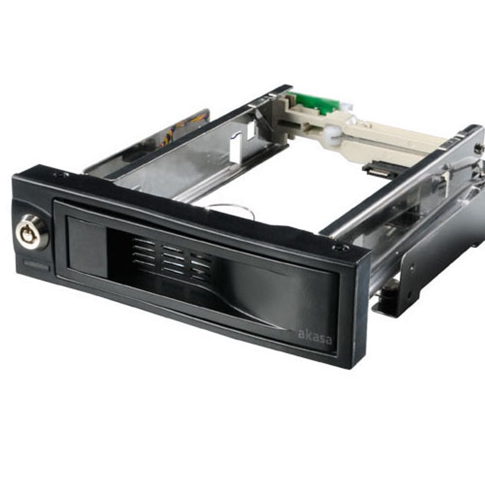 Gaveta Rack HD 3.5 SATA Lokstor M52 Baia 5.25 Akasa