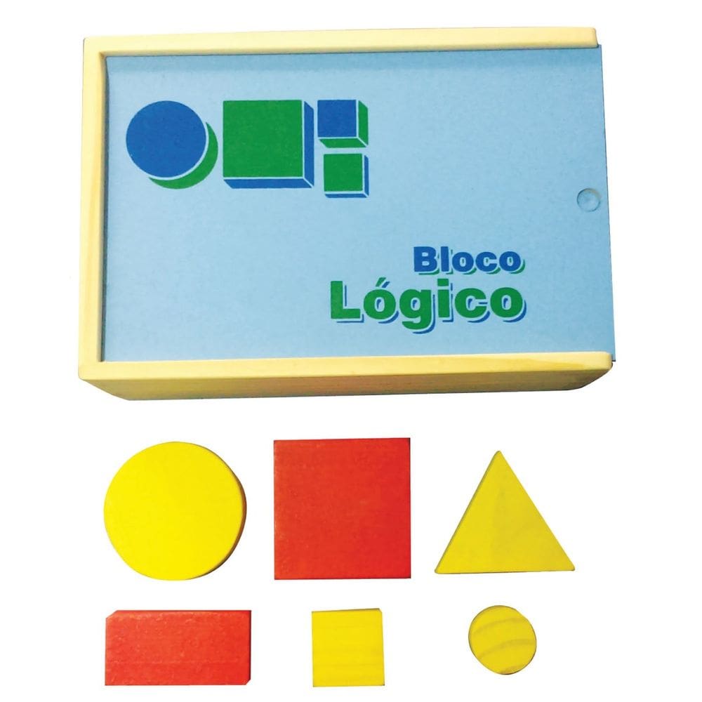 Brinquedos Educativos - Bloco Lógico 48 Peças