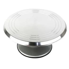 Bailarina Giratória Cinza C/ 2 Rolamentos (suporta Até 30kgs)