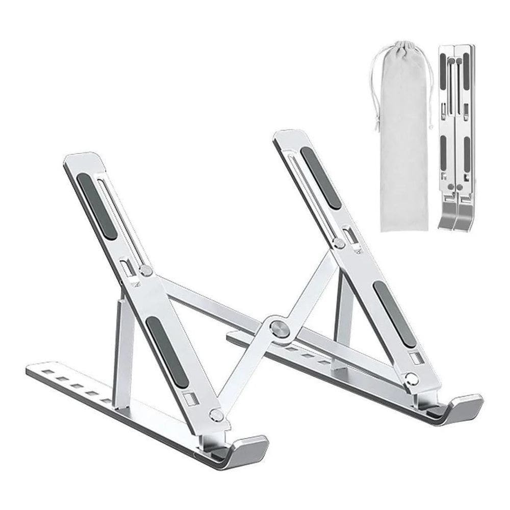 Suporte Notebook Laptop Alumínio Ajustável 6 Ângulos