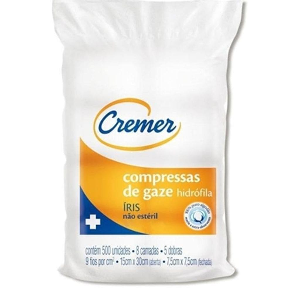 Compressa De Gaze 7,5X7,5 Com 500 09F Iris