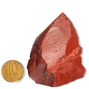 01 Jaspe Vermelho Pé e Bico Serrado 200 a 300g Média 8cm