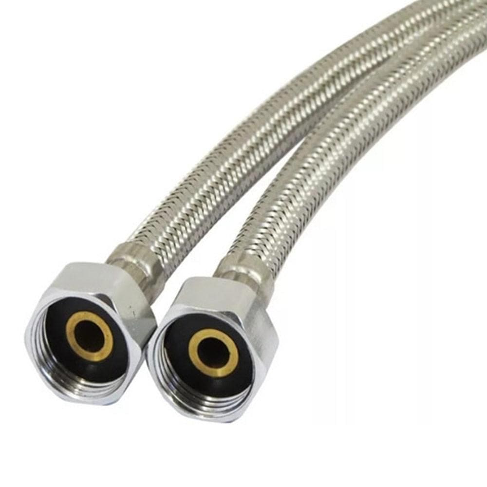 Engate Mangueira Flexível Misturador Monocomando 60Cm  Par