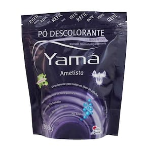 Yamá Pó Descolorante Refil Free Ametista Pó Azul 300G