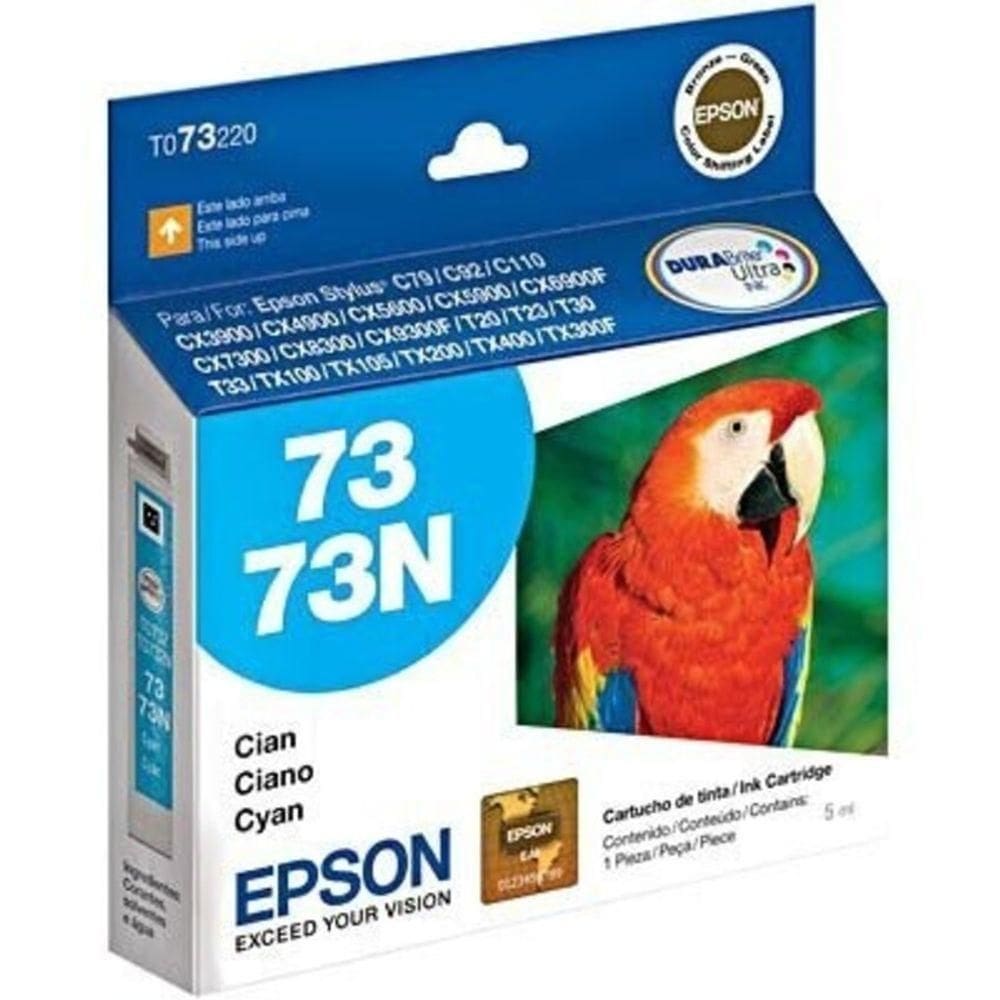 Cartucho Epson To73220 C79 Cx3900 Cx4900 Cx5900, Cx6900f Cx7300 Cx8300 Cx9300f Tx200 Tx400 Azul