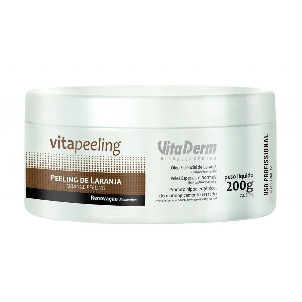 Peeling de Laranja Vita Derm 200g - Limpeza Profunda