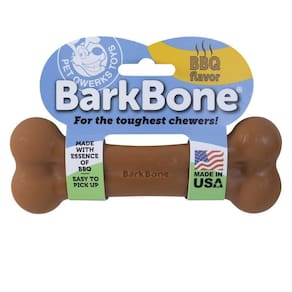 Mordedor para Cachorro Pet Qwerks Bark Bone BBQ G 16 cm