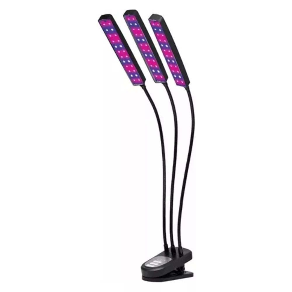 Lampada Cultivo Plantas Luminaria Interno Temporizador Led Uv Ultravioleta Estufa Terrario Hidroponica Grow Indoor