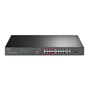 Switch Tp-Link 16P Fast Poe+, 2P Gigabit E 1 Sfp Tl-Sl1218P