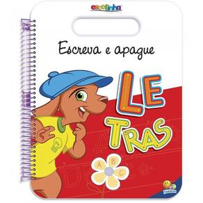 Livro Escolinha Todolivro - Escreva E Apague - Letras
