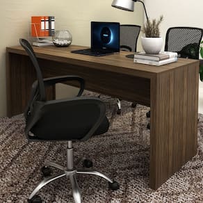 Mesa para Escritório Me4185 Nogal - Tecno Mobili