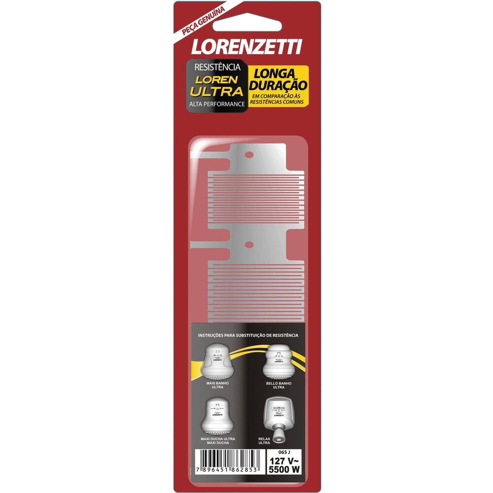 Resistência Lorenzetti Bello Banho Ultra 127V 5500W 065-J