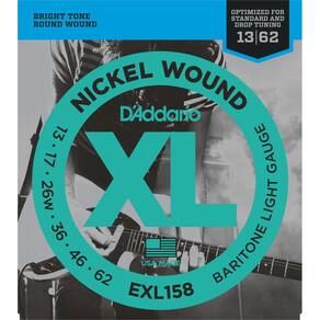 Encordoamento Guitarra D`addario 013 062 EXL158 Baritone
