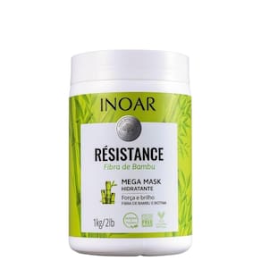 Inoar Résistance Fibra De Bambu Máscara Capilar - 1Kg