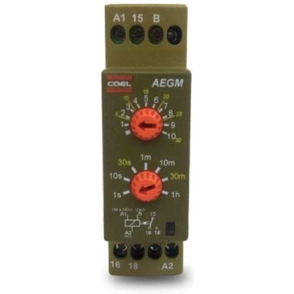 Relé Temporizador Multifunção Pulso Retardo Aegm 94 A