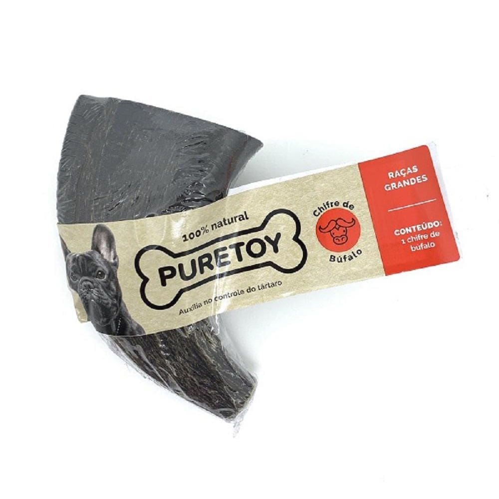 Mordedor Natural para Cães - Chifre Durável - Higiene Bucal