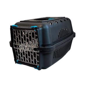 Caixa De Transporte Cachorro Gato Coelho N1 Azul