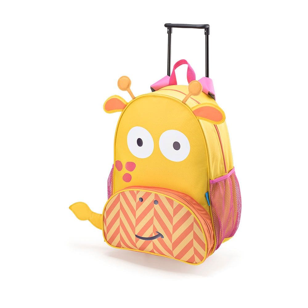 Mochila Infantil Com Rodinhas Girafa