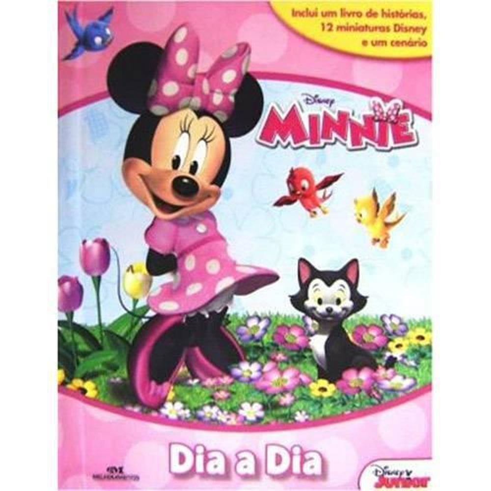 Livro Minnie - Dia A Dia Com 12 Miniaturas Disney
