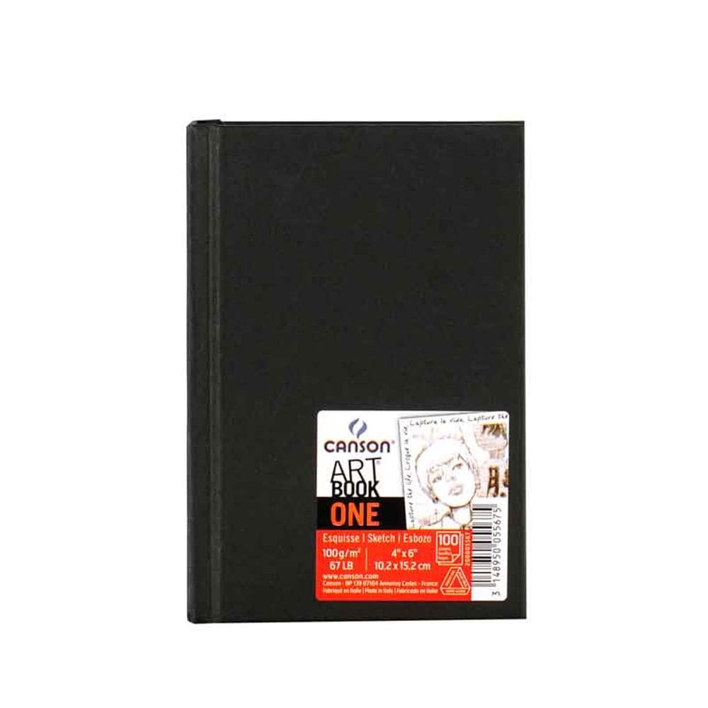 Bloco Sketchbook Canson One 98fls 100g/m2 A4 21cmx29,7cm