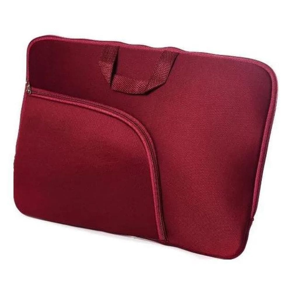 Capa Case Pasta Notebook Com Bolso 15,6 Vinho