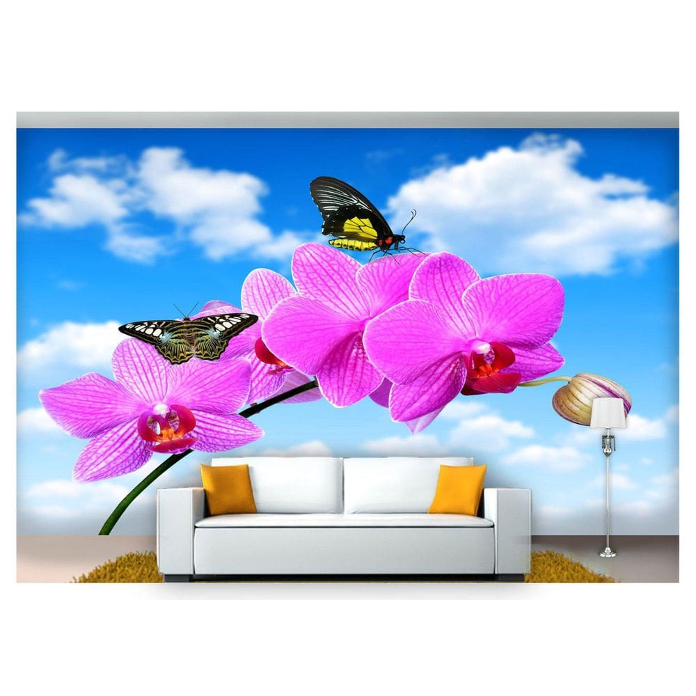 Papel De Parede Floral Flores Textura Sala 3D 3M² Xfl239