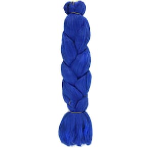 Cabelo Sintético Jumbão 399Gr Para Tranças Box Cor Azul