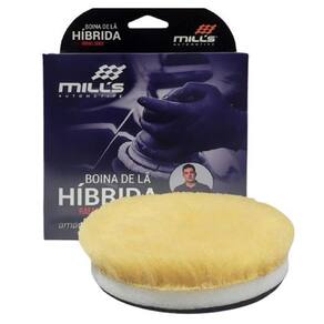 Boina Lã Hibrida Amarela 3R.Orbital Interf Esp.Branca Mills