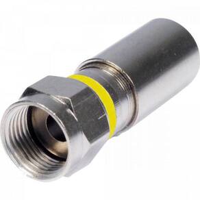 Conector F De Compressao Rg6 Cfmp0002 Storm - Pct / 100