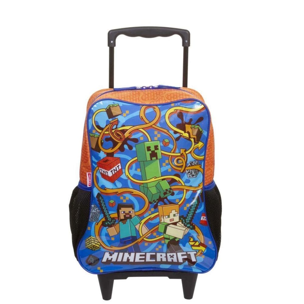 Mochila De Rodinha Grande Minecraft