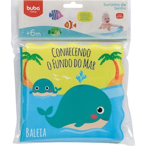Livrinho De Banho - Conhecendo O Fundo Do Mar - Buba
