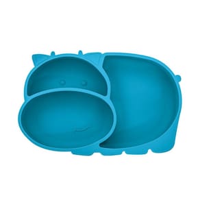 Prato Com Ventosa Kababy Azul