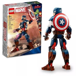 Boneco de Construção Capitão América Lego 76258 - 310 Peças
