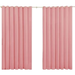 Cortina Roma 3,00X2,20 Quarto Sala Escritorio Rosa